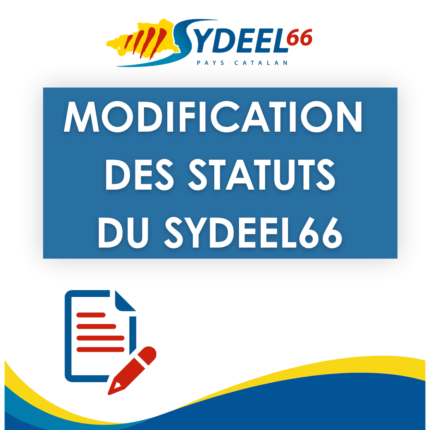 MODIFICATION DES STATUTS DU SYDEEL66(1)
